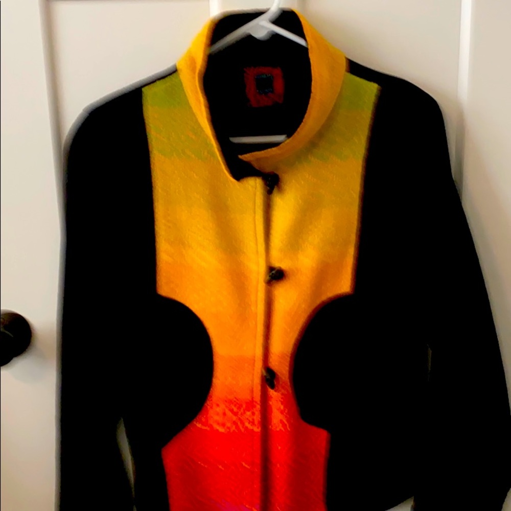 Handmade handwoven Jacket.  Unique design.